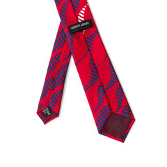 Giorgio Armani Red Silk Ties & Bowty - One Size - Neckties