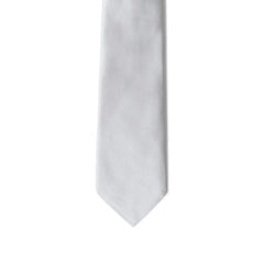 Giorgio Armani Silver Silk Tie - One Size