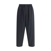 Giorgio Armani Virgin Wool Flannel Pants - Trousers