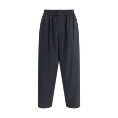 Giorgio Armani Virgin Wool Flannel Pants - Trousers