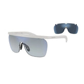 Giorgio Armani White Acetate Sunglasses