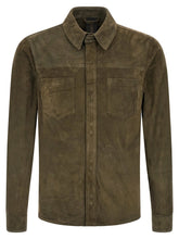 GIORGIO BRATO Μπλούζα από Δέρμα Suede Bicolor
