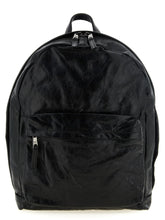 GIORGIO BRATO Black Lamb Leather Backpack