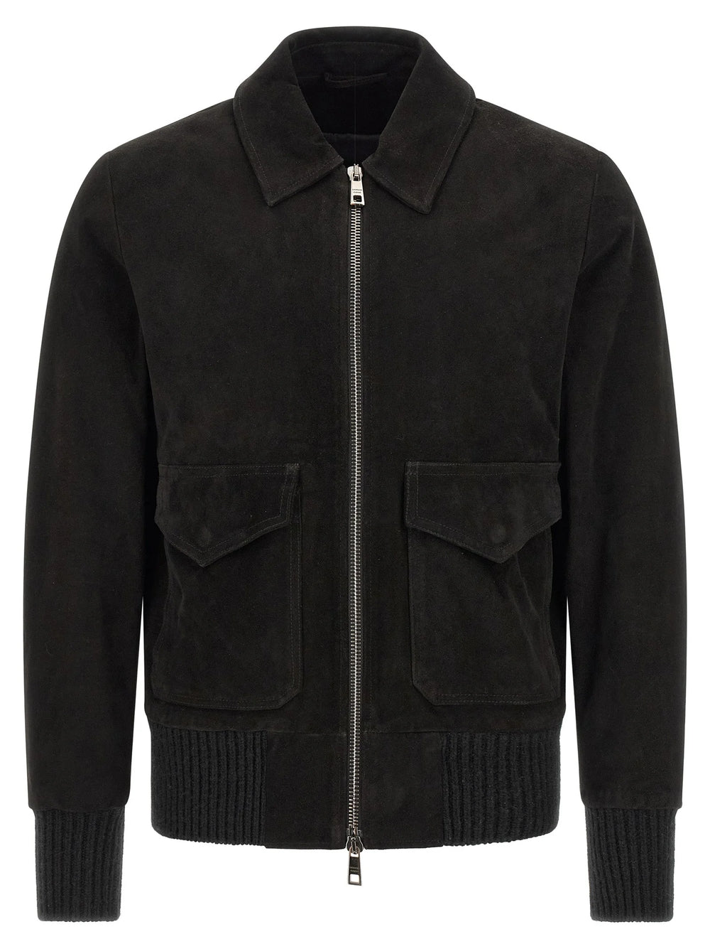 GIORGIO BRATO Black Lamb Leather Leather Jacket