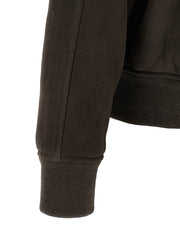 GIORGIO BRATO Brown Lamb Leather Leather Jacket