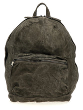 GIORGIO BRATO Gray Lamb Leather Backpack