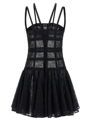 Giovanni Bedin Black Polyamide Short Dress