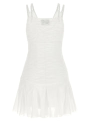 Giovanni Bedin White Cotton Short Dress - IT40