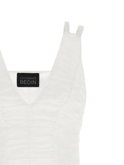 Giovanni Bedin White Cotton Short Dress - IT40