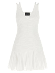Giovanni Bedin White Cotton Short Dress - IT40