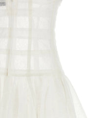 Giovanni Bedin White Polyamide Short Dress