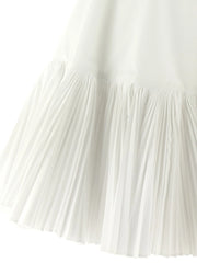 Giovanni Bedin White Poplin Short Dress - IT40