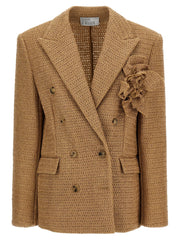 Giuseppe Di Morabito Beige Polyamide Blazer - IT40