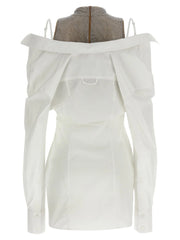 Giuseppe Di Morabito White Cotton Short Dress - IT42