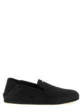 Giuseppe Zanotti Black Viscose Slip-On Loafers