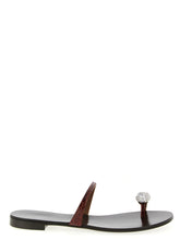 Giuseppe Zanotti Brown Calfskin Slides