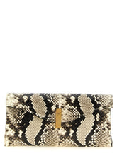 Giuseppe Zanotti Multicolor Snake Skin Clutch Bag