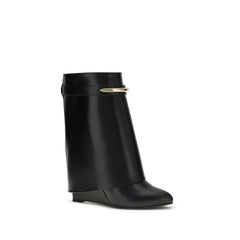 Givenchy Black Calf Leather Bos Taurus Ankle Boots
