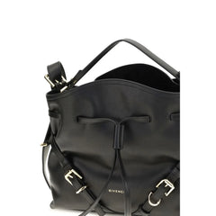 Givenchy Black Calf Leather Bos Taurus Backet Bag