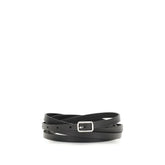Givenchy Black Calf Leather Bos Taurus Belt - Belts