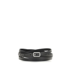 Cinto Givenchy em couro de bezerro preto Bos Taurus - Cintos
