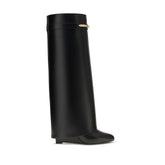 Givenchy Black Calf Leather Bos Taurus Boots