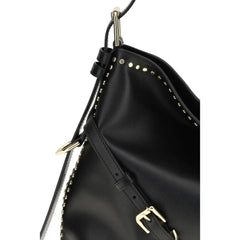 Bolsa de couro de vitelo Bos Taurus preta Givenchy