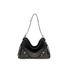 Bolsa de couro de vitelo Bos Taurus preta Givenchy