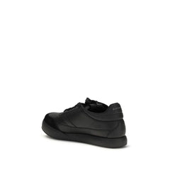 Givenchy Black Calf Leather Bos Taurus Low Top Sneakers