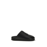 Givenchy Black Calf Leather Bos Taurus Mules