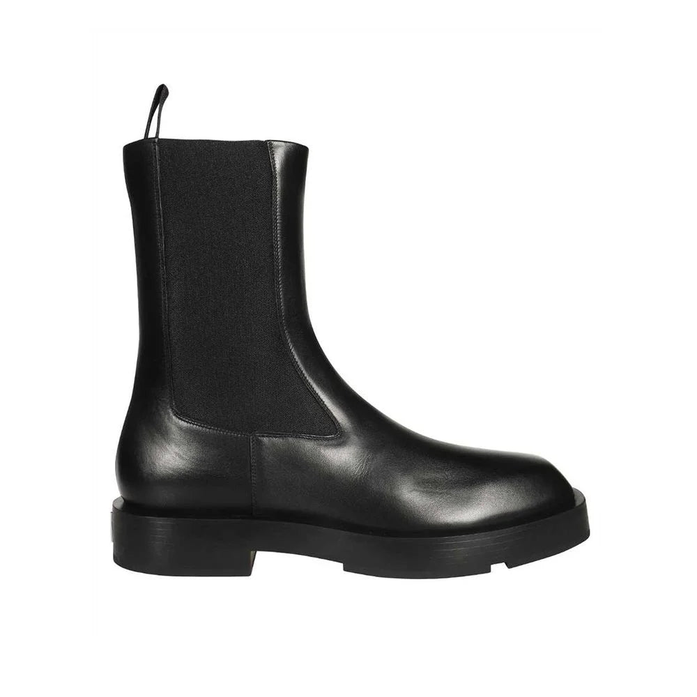Givenchy Black Calfskin Chelsea Boots - EU42/US9