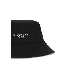 Givenchy Black Cotton Bucket Hat