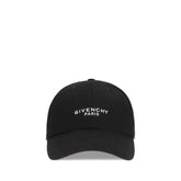 Givenchy Black Cotton Cap (Baseball Hat) - UNI