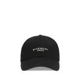 Givenchy Black Cotton Cap (Baseball Hat) - UNI - Baseball Caps