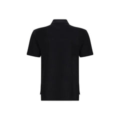 Givenchy Black Cotton Polo Shirt