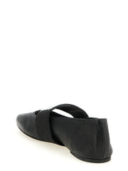 Givenchy Black Lamb Leather Ballet Flats