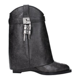 Givenchy Black Leather Ankle Boots