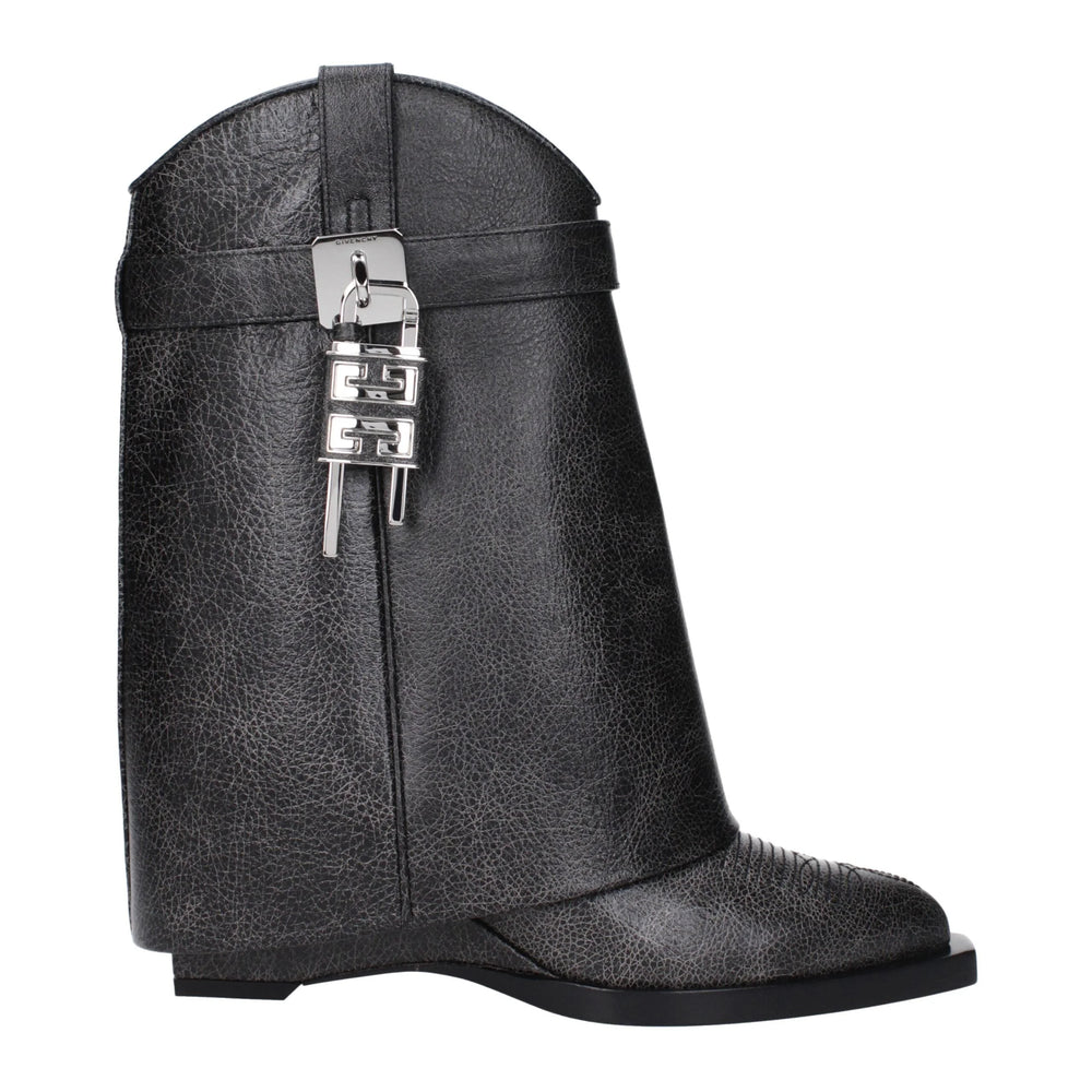 Givenchy Black Leather Ankle Boots - Boots