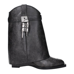Givenchy Black Leather Ankle Boots