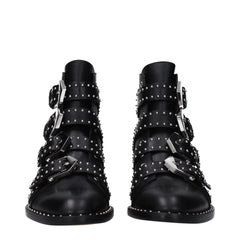 Givenchy Black Leather Ankle Boots - EU35/US5