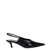 Givenchy Black Leather Mid Heel Pumps - EU36/US6 - Heels