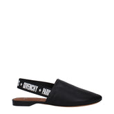Givenchy Black Leather Slides - EU35/US5