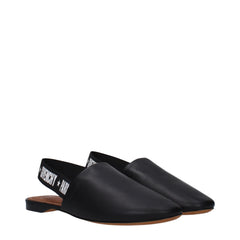 Givenchy Black Leather Slides - EU35/US5 - Sandals