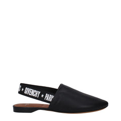 Givenchy Black Leather Slides - EU35/US5 - Sandals