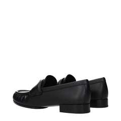 Givenchy Fekete bőrön készült csúszó cipő