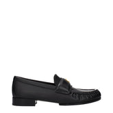 Givenchy Black Leather Slip-On Loafers