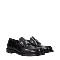 Givenchy Black Leather Slip-On Loafers - EU40/US7