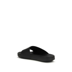 Givenchy Black Rubber Sandals - EU39/US9