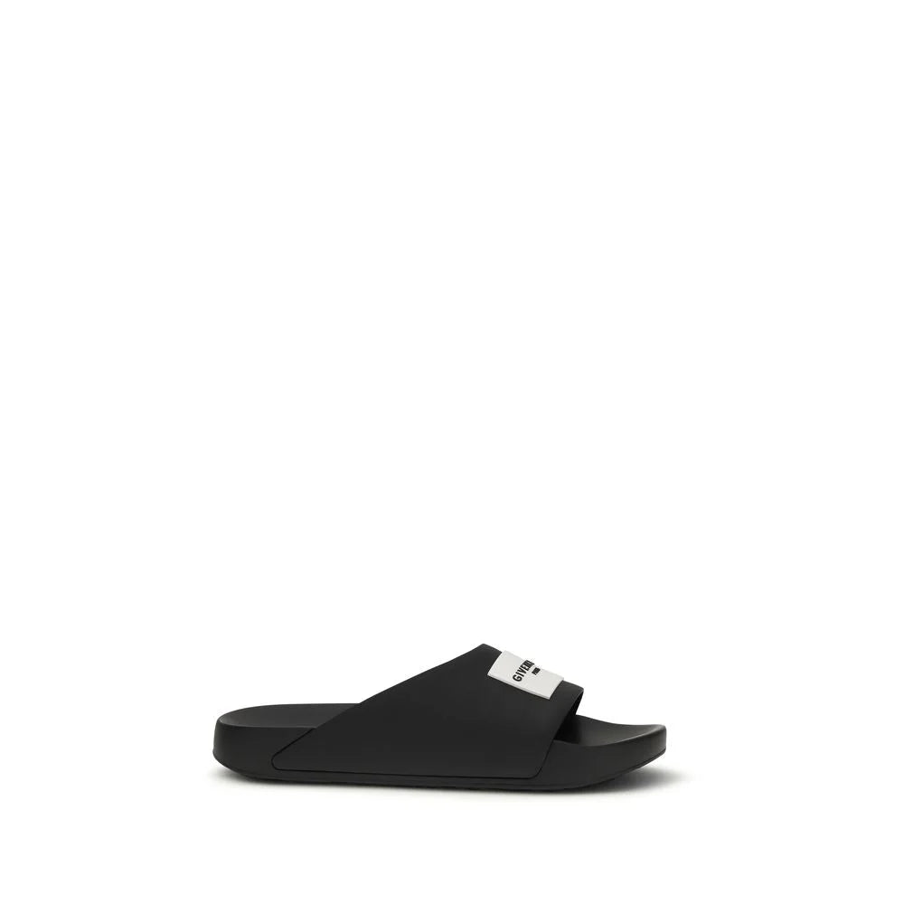 Givenchy Black Rubber Sandals - EU39/US9