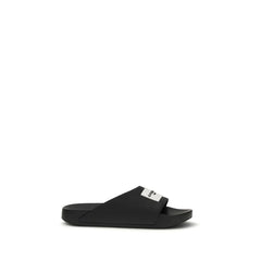 Givenchy Black Rubber Sandals - EU39/US9